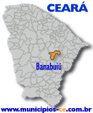 Localizao do Municpio de Banabui no Estado do Cear.