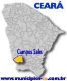 Localizao do Municpio de Campos Sales no Estado do Cear.