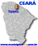 Localizao do Municpio de Itapipoca no Estado do Cear.